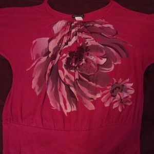 Wet Seal Hot Pink Top